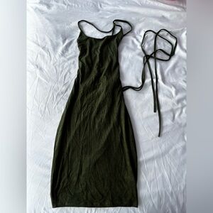 Elegant Green Women's Dress